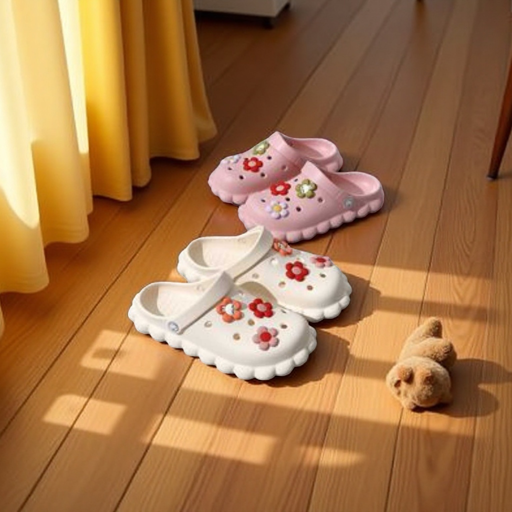 Summer women's home slippers, comfortable and breathable new style details Picture