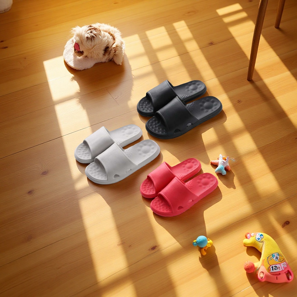Anti-slip summer women's comfortable and breathable home slippers Specification image