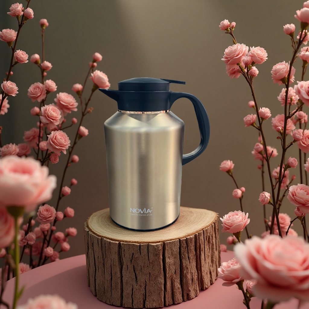 كأس كأس دافئة من الصلب غير القابل للصدأ، بسعة كبيرة تبلغ 2000ml، محمي من الحرارة ومحمي من التسرب Specification image