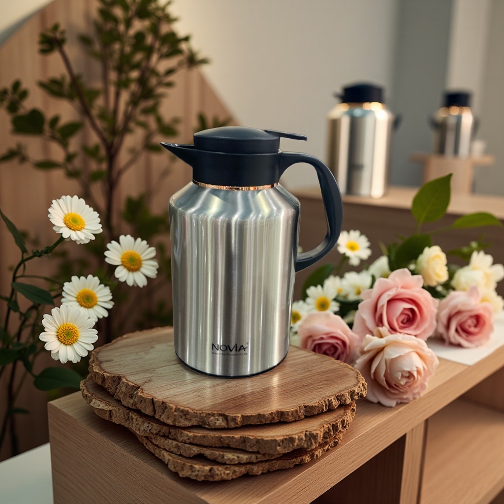 Large-capacity stainless steel insulated cup, 2000ml leak-proof insulated cup, long-lasting insulated cup Specification image