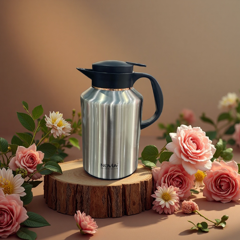Large-capacity stainless steel insulated cup, 2000ml leak-proof insulated cup, long-lasting insulated cup details Picture