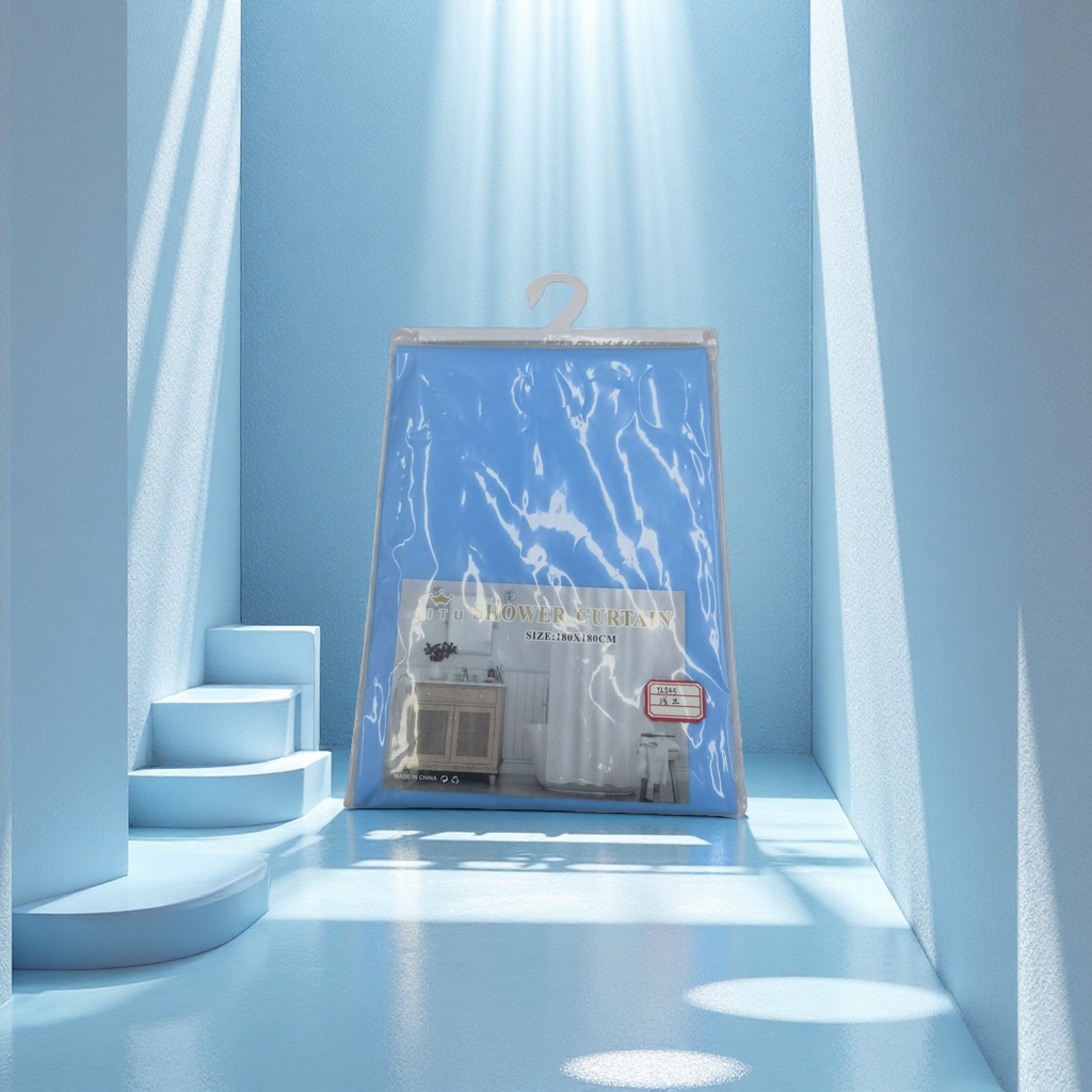 免打孔后门帘折叠浴室隔断帘洗手间防水布1.8米