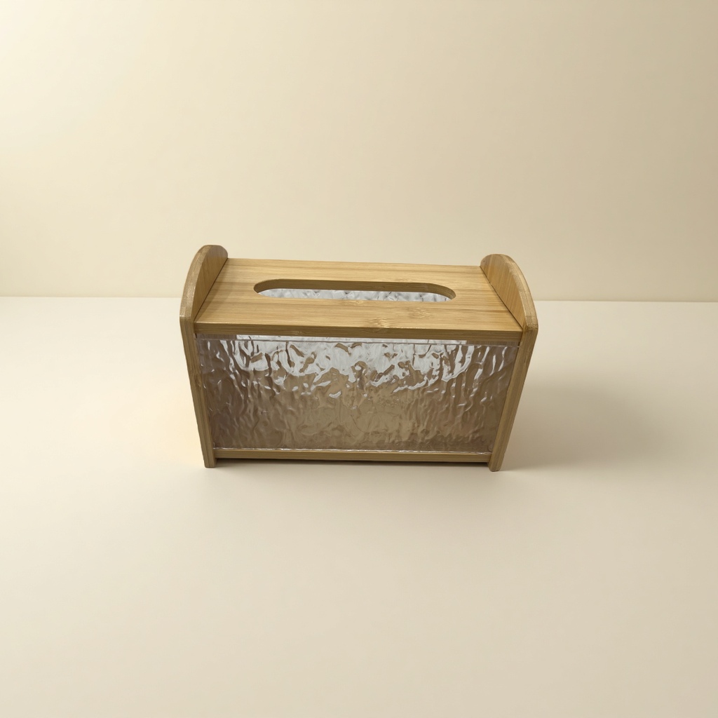 Stone-Patterned Tissue Box Specification drawing
