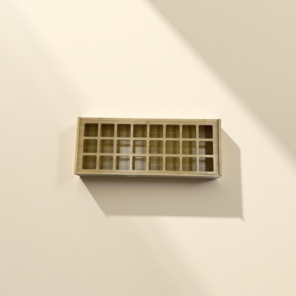 24-Compartment Glass Bottle Storage Rack Application Scenario