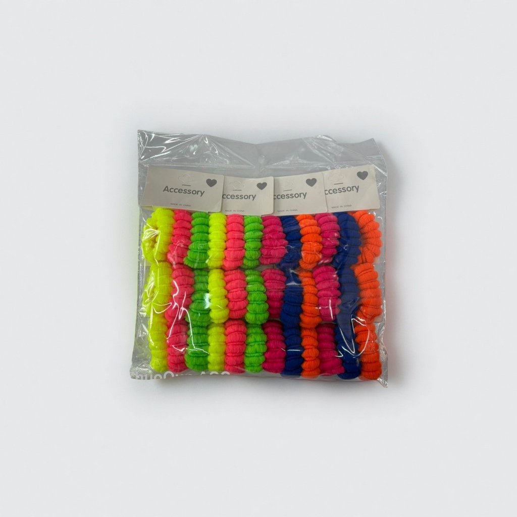 Three popular lantern rings for foreign trade, 36 pieces per pack. Hot sales towel rings, hair ties, hair accessories and hair bands Specification image