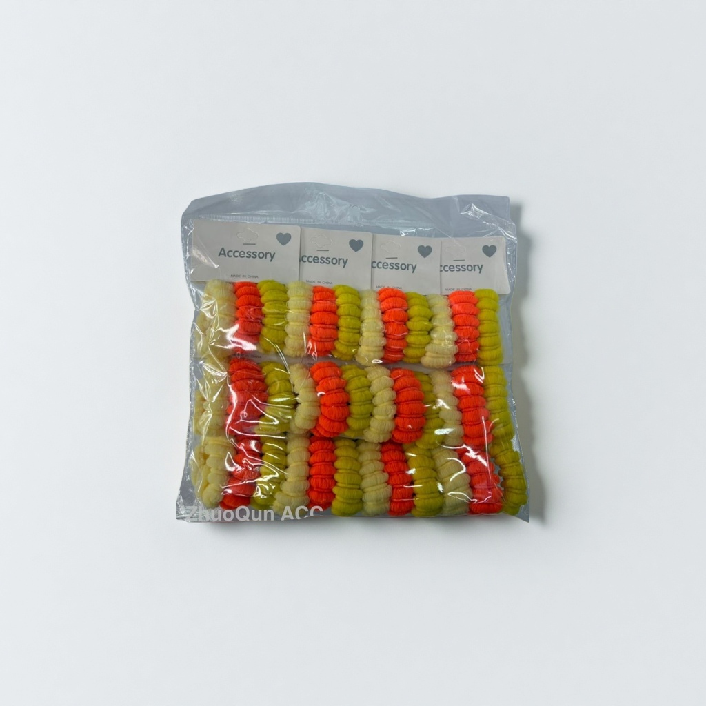 Three popular lantern rings for foreign trade, 36 pieces per pack. Hot sales towel rings, hair ties, hair accessories and hair bands details Picture