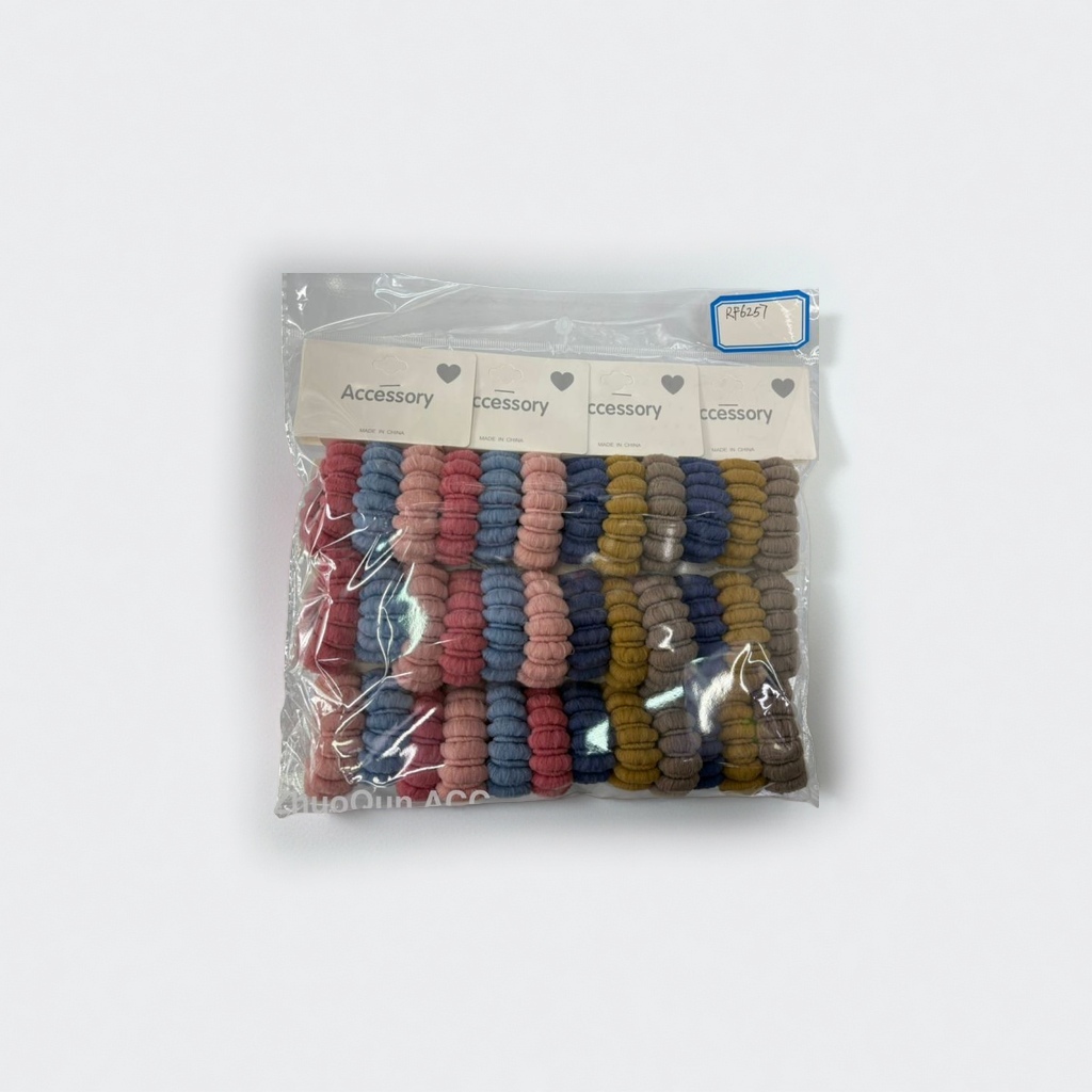 Three popular lantern rings for foreign trade, 36 pieces per pack. Hot sales towel rings, hair ties, hair accessories and hair bands Item Picture