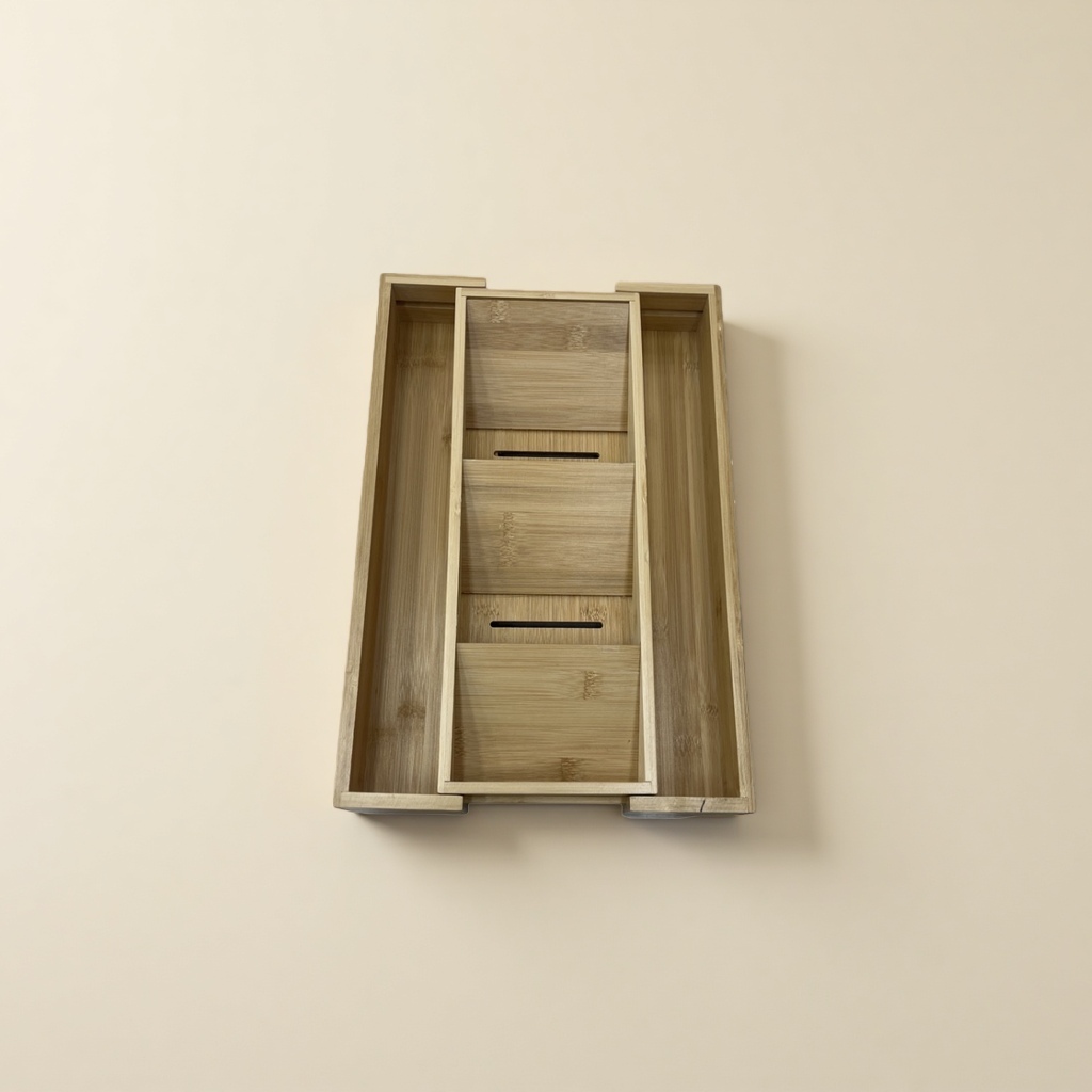 Three-Compartment Telescopic Knife And Fork Storage Box details Picture