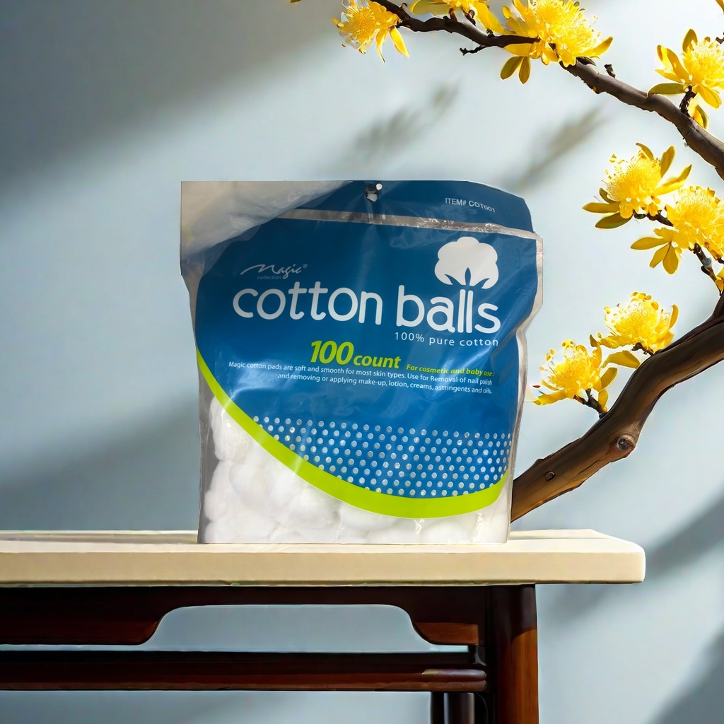 100 medical cotton balls, sterile cotton balls, cleaning cotton balls, care products Application Scenario