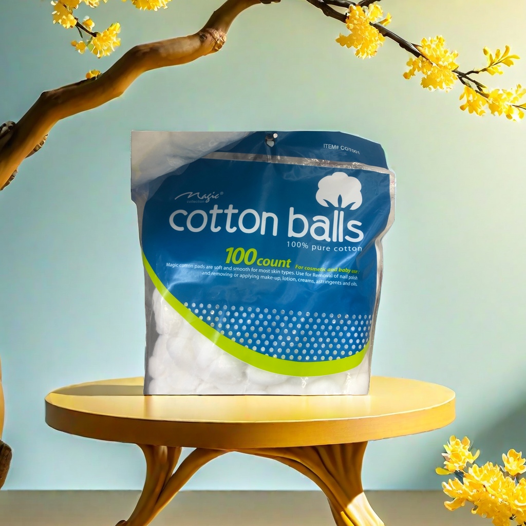 100 medical cotton balls, sterile cotton balls, cleaning cotton balls, care products details Picture