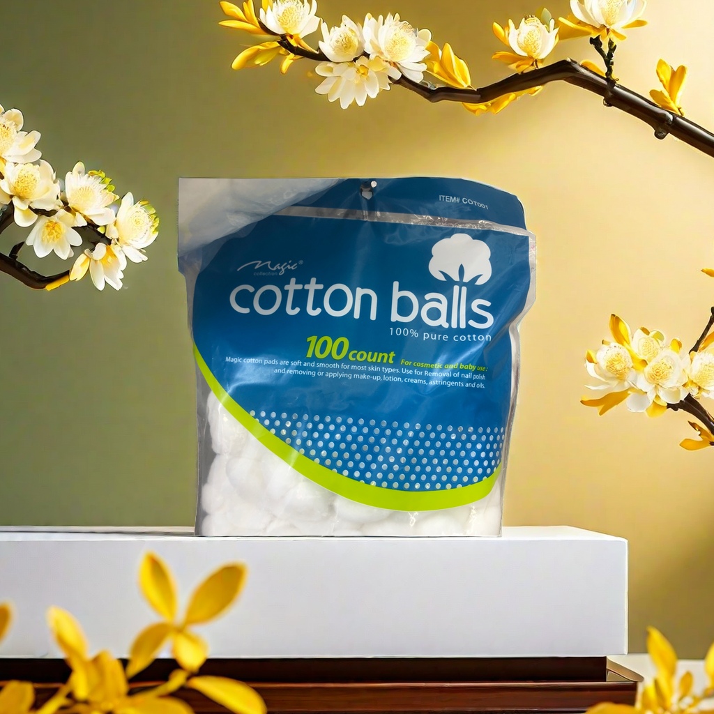 100 medical cotton balls, sterile cotton balls, cleaning cotton balls, care products Specification image