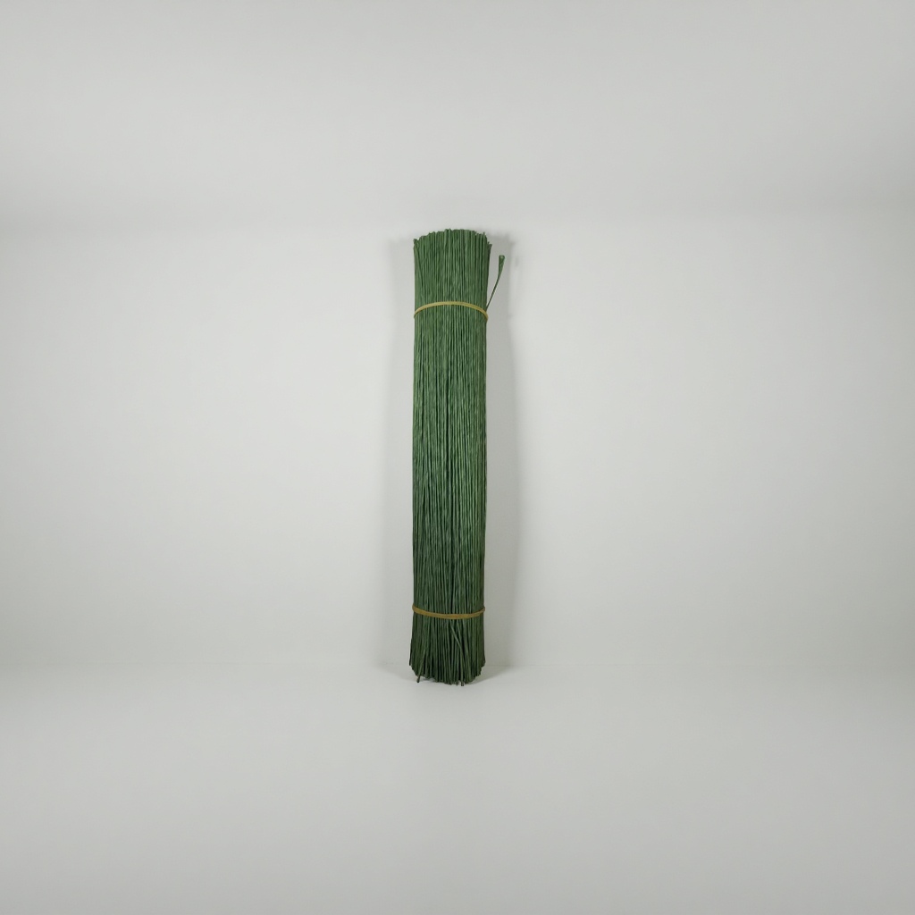 Green iron wire for packaging of handmade handicrafts, 10-meter package Specification image