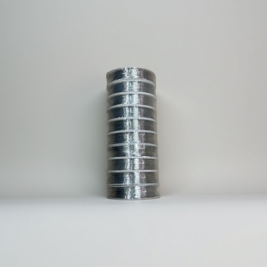 Silver iron wire, stainless steel wear-resistant and rust-proof wire, wire flower accessories for handicrafts Specification image