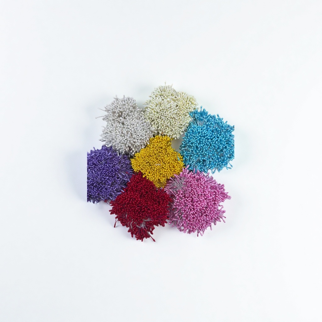 Multi-color iron flower core handicraft accessories, flower accessories, artificial flower accessories