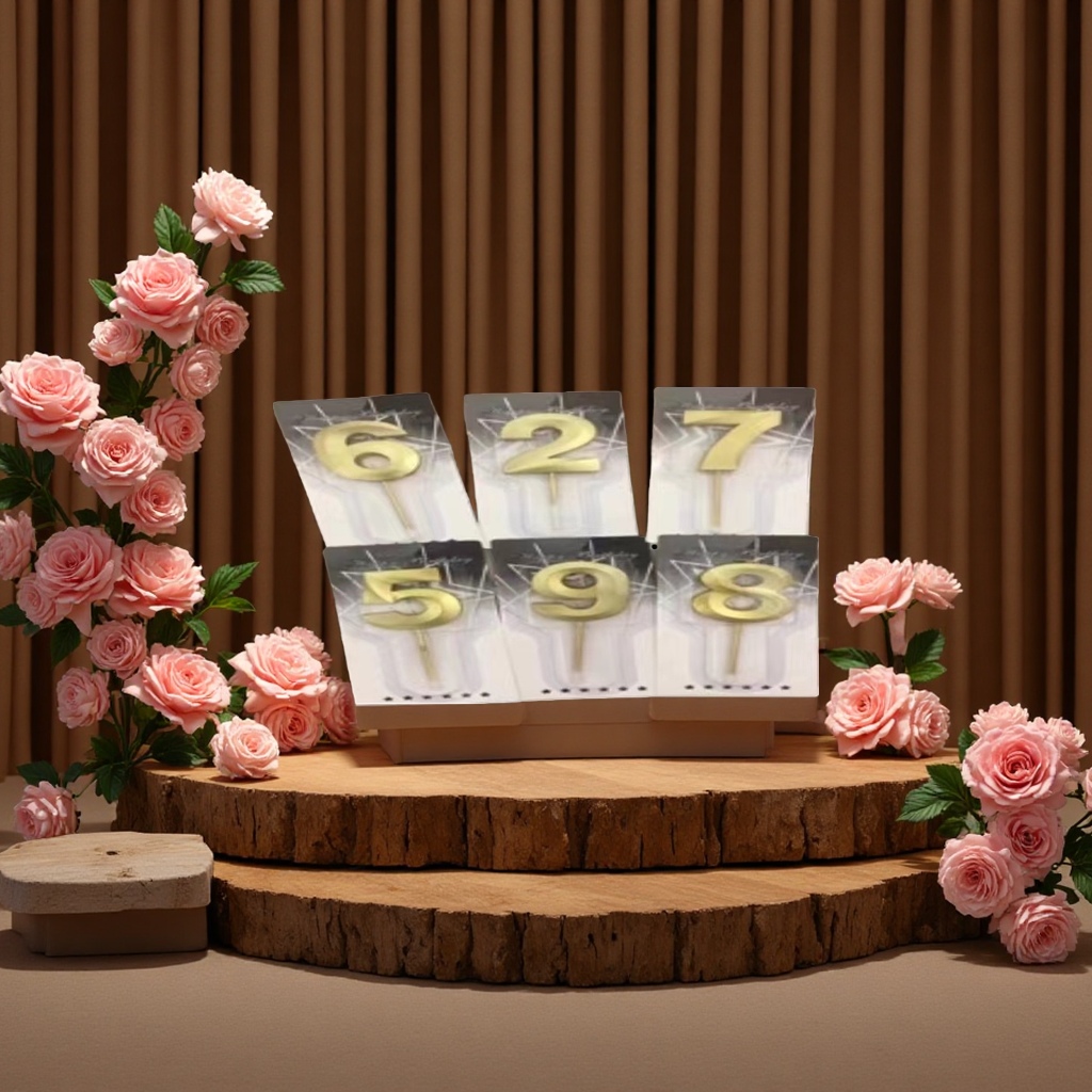 Gradient color candles, birthday candles, party birthday supplies wholesale Application Scenario
