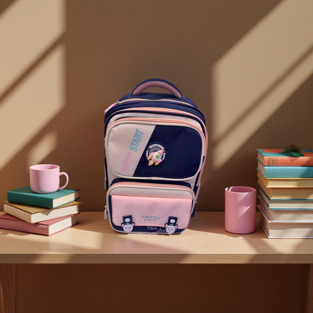 Student backpack, commuting backpack, large-capacity water-resistant, lightweight and wear-resistant schoolbag, travel storage bag details Picture