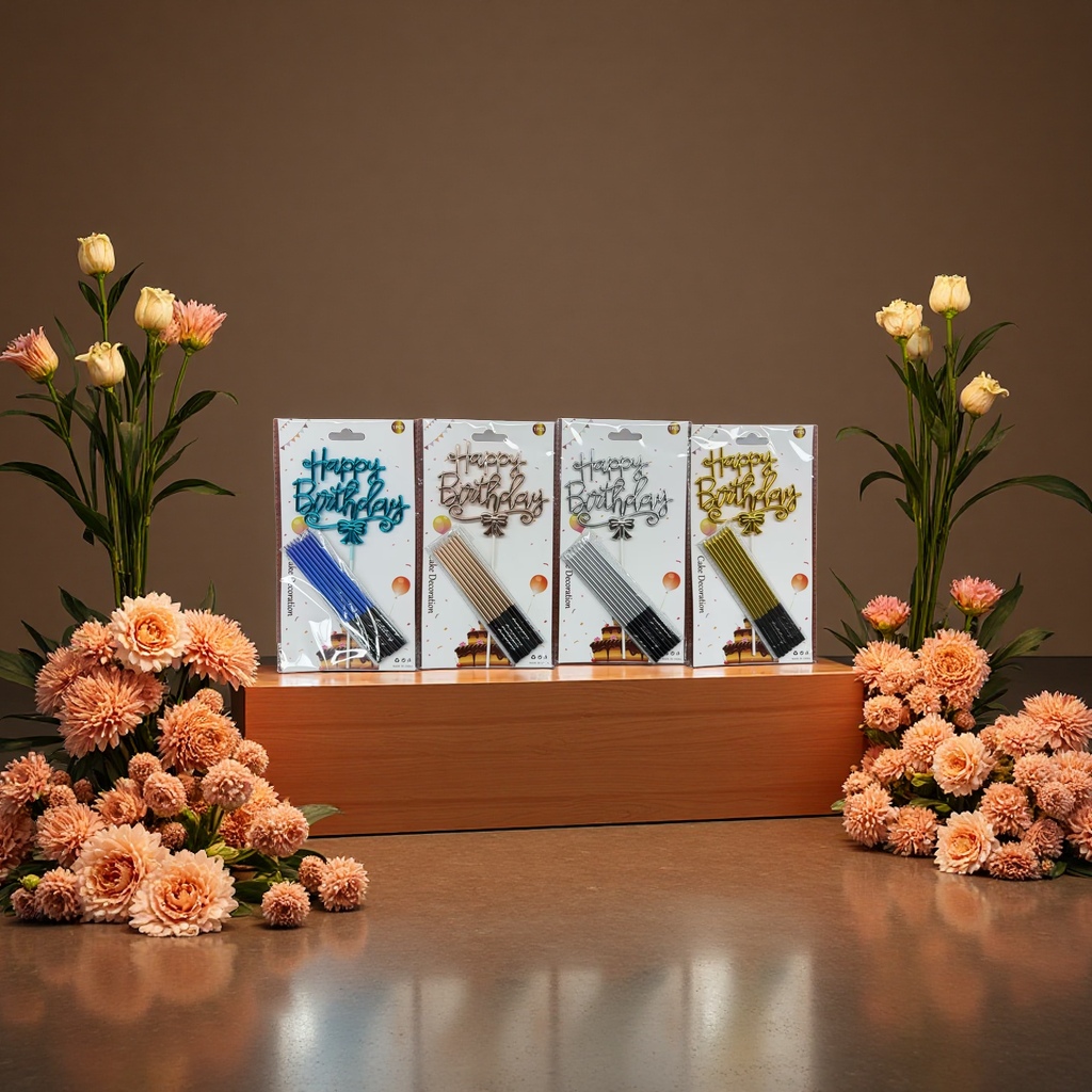 Wholesale of long candles, birthday candles and party decorations Application Scenario
