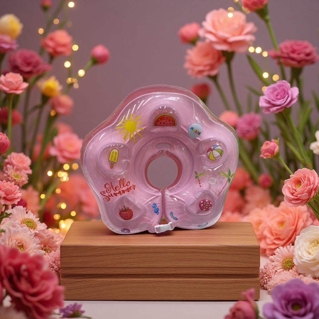 婴幼儿游泳脖圈细节图