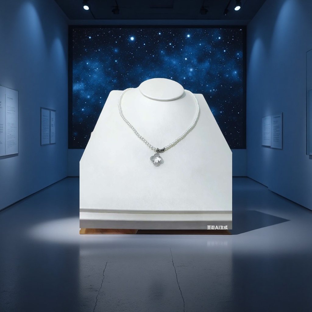 This trendy collarbone necklace is a simple and versatile women's light luxury accessory with a classic design Application Scenario