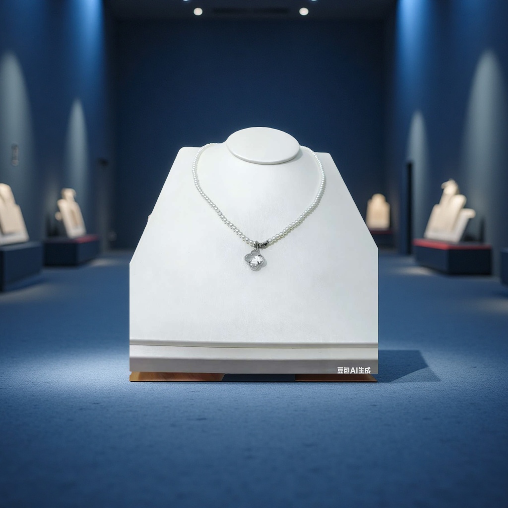 This trendy collarbone necklace is a simple and versatile women's light luxury accessory with a classic design Specification image