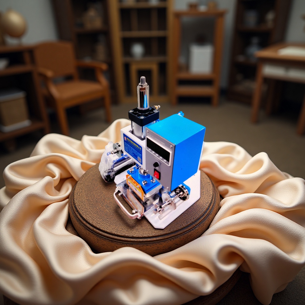 The small hot stamping machine has been upgraded to an automatic function. Specification image