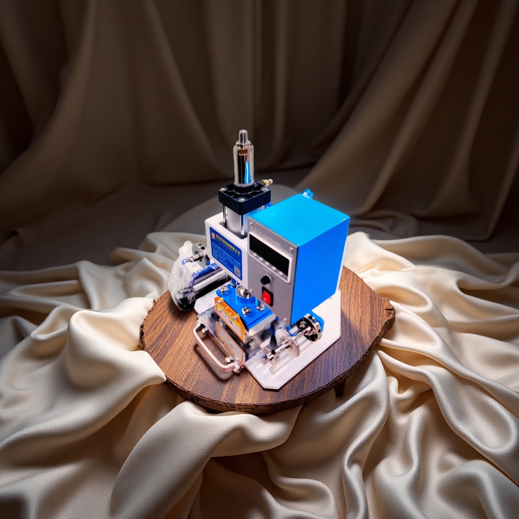 The small hot stamping machine has been upgraded to an automatic function.