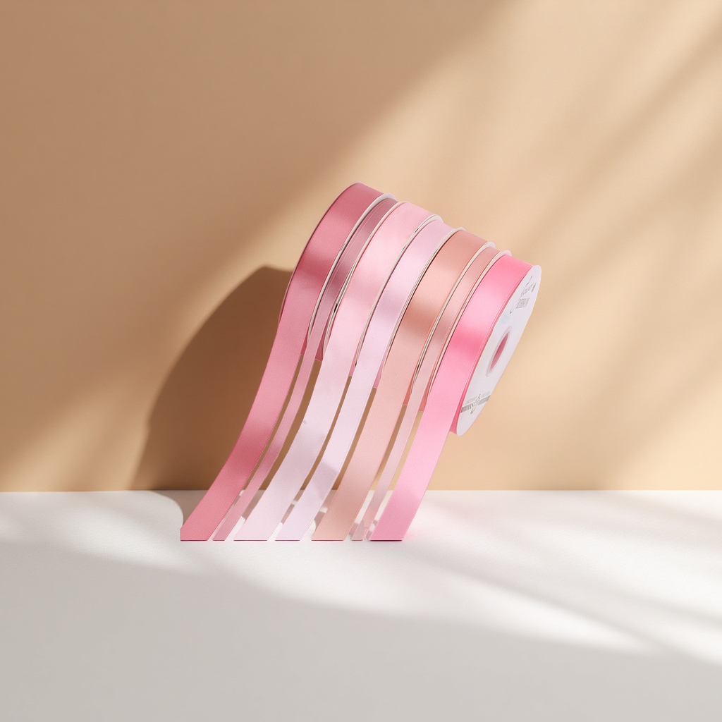 Solid-color polyester ribbon ribbon cake decoration birthday gift packaging gift box flower ribbon ribbon ribbon Application Scenario