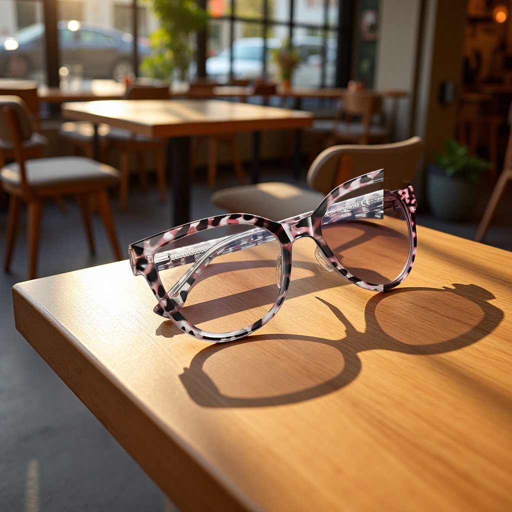 Large-frame anti-blue light 2282 autumn and winter leopard print fashionable glasses frame, European and American fashionable and exquisite flat light glasses details Picture