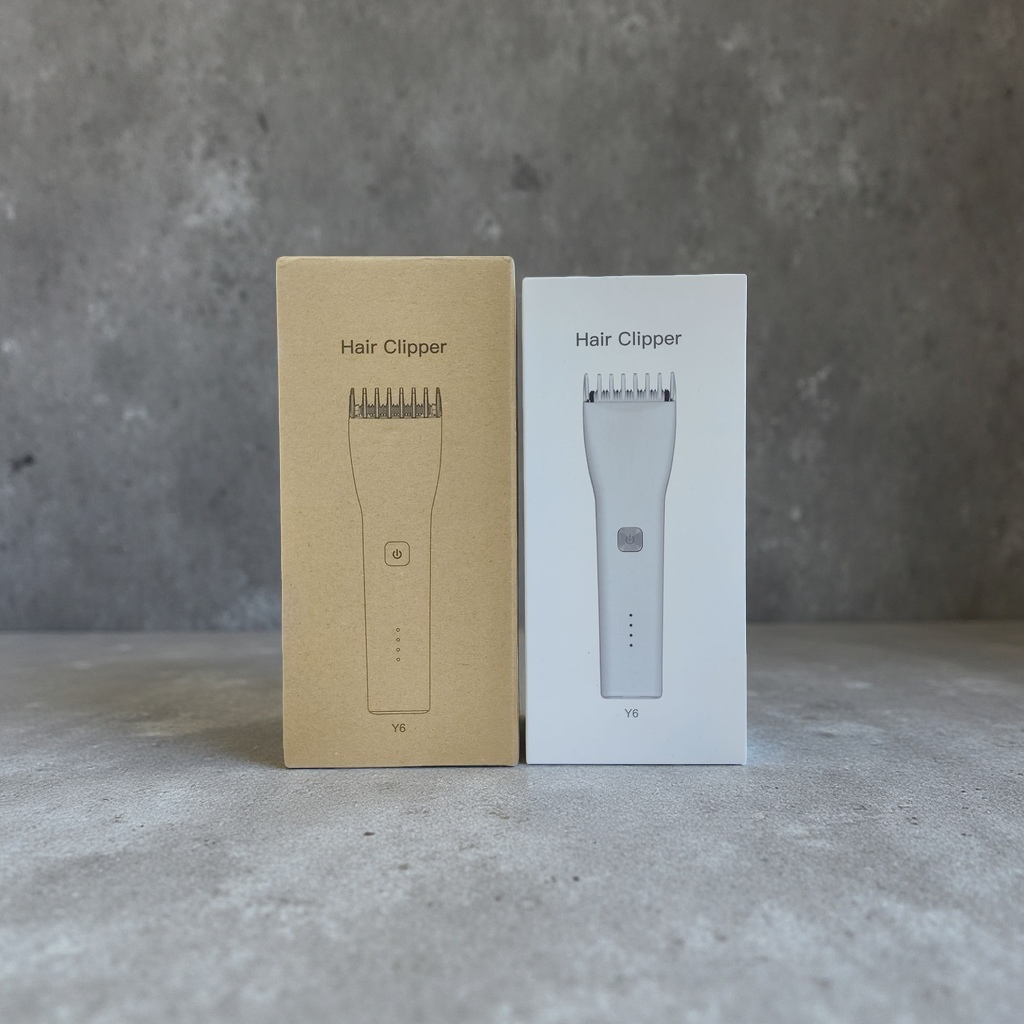 Portable electric hair clipper, compact rechargeable household hair trimmer for men and women