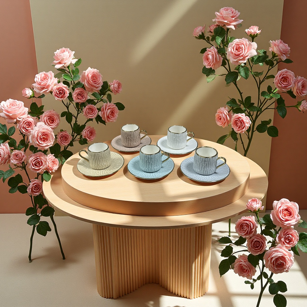 Coffee set, household portable stainless steel cups, filter kettles and brewing tools details Picture