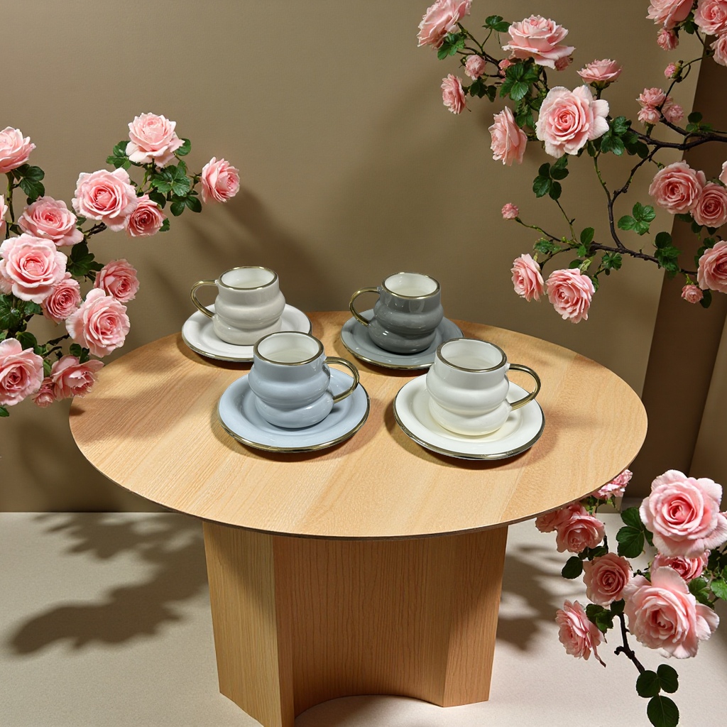 Coffee set, household portable stainless steel cups, filter kettles and brewing tools Item Picture