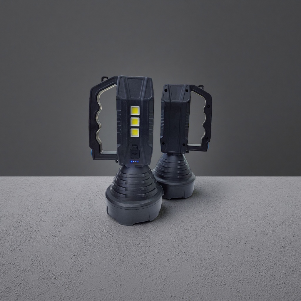 Portable new energy high-intensity flashlight, an outdoor lighting wonder details Picture