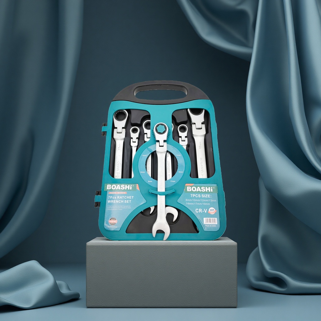 BOASHI7pcs ratchet tool set Specification image