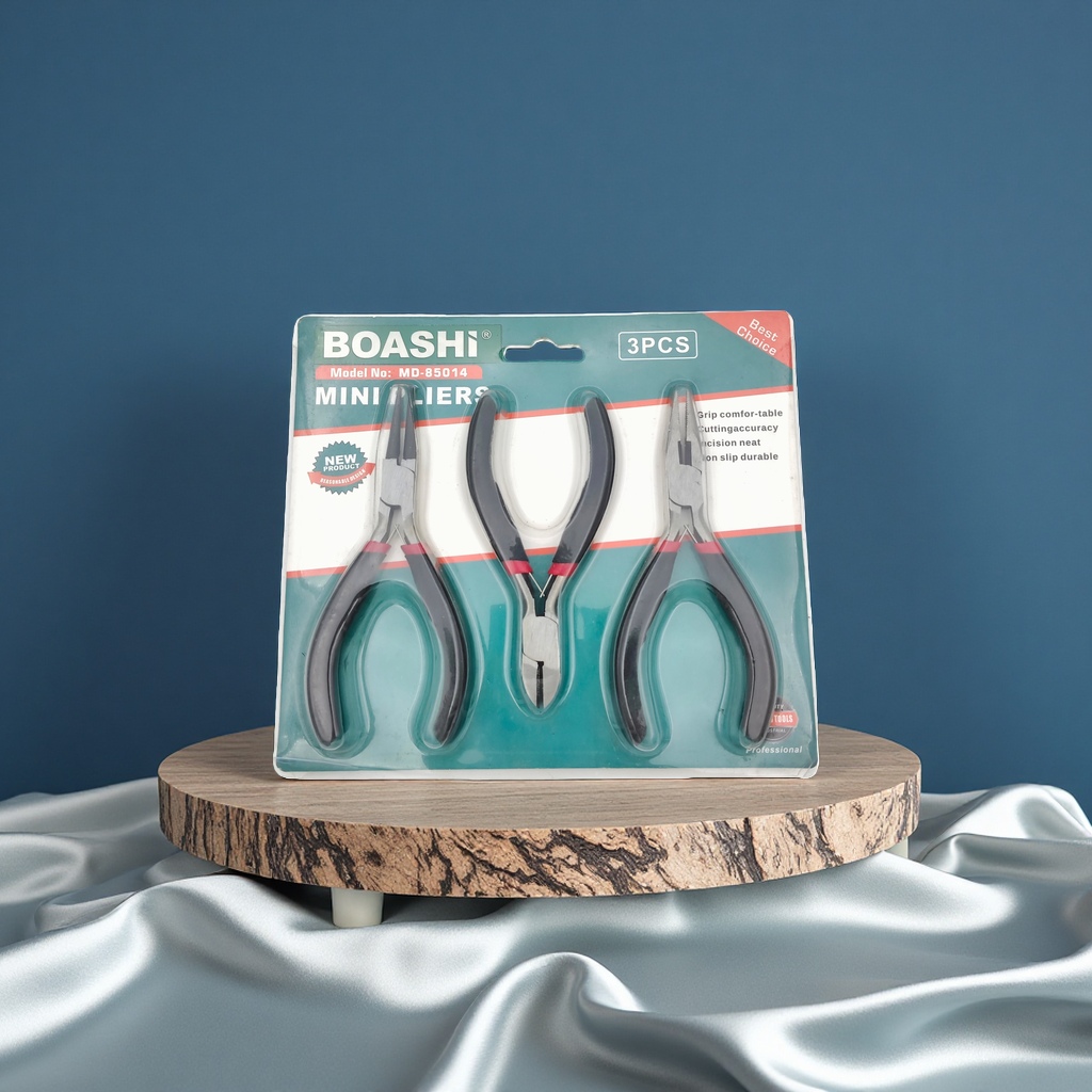 BOASHI Mini Pliers 3-piece set is a portable, compact and precise picking tool details Picture