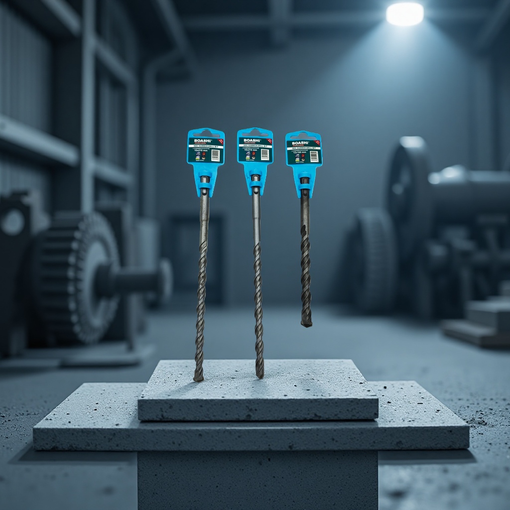 SDS drill bit, high-strength TCT drill bit, electric hammer drill bit, spiral drill bit Application Scenario