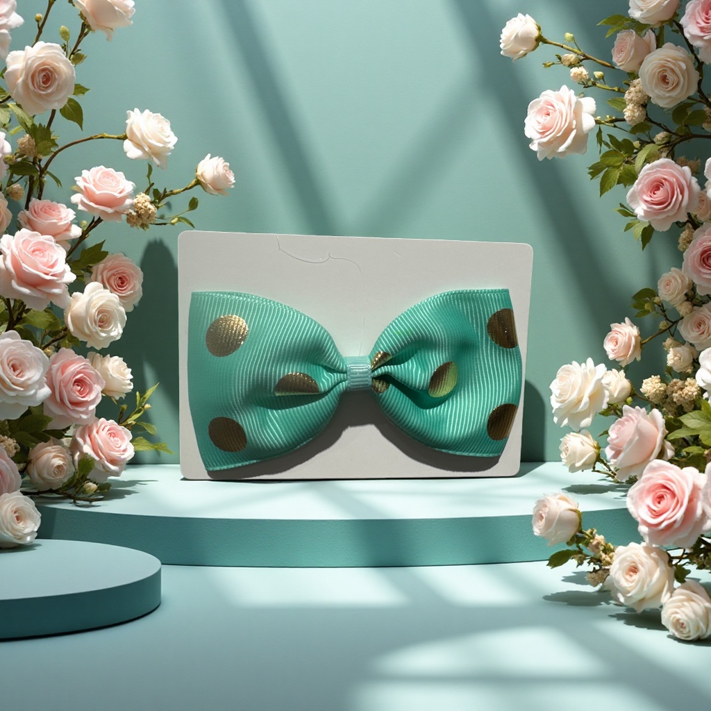 Bow hair accessories are cute, sweet and fashionable for girls. Hair bands and tie hair ties are daily outfits for girls