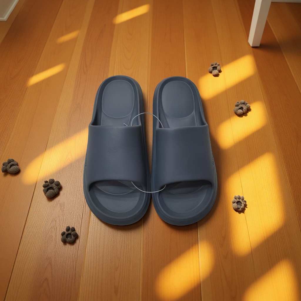 Summer home women's breathable, comfortable and anti-slip soft-soled slippers 1602A grey Application Scenario