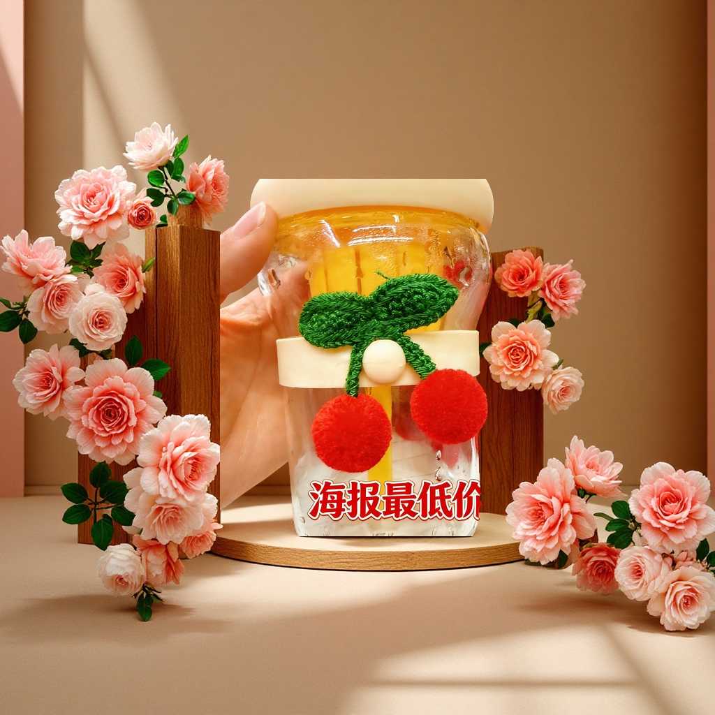 草莓白底实物图
