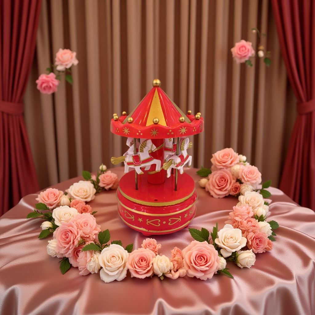 八音盒音乐盒机芯小摆件音乐棒棒糖礼盒装