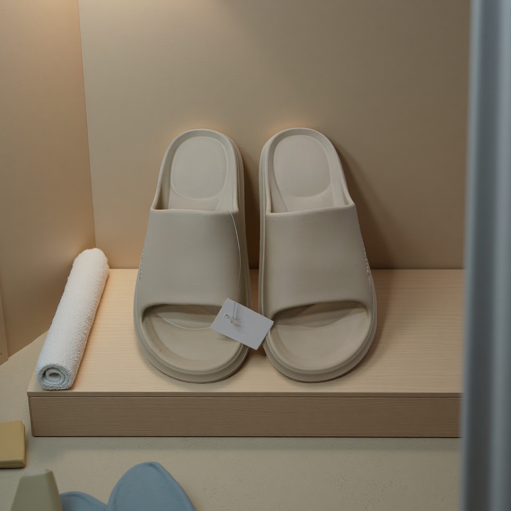 Anti-slip summer home plastic slippers are breathable, comfortable, soft and shock-absorbing Application Scenario