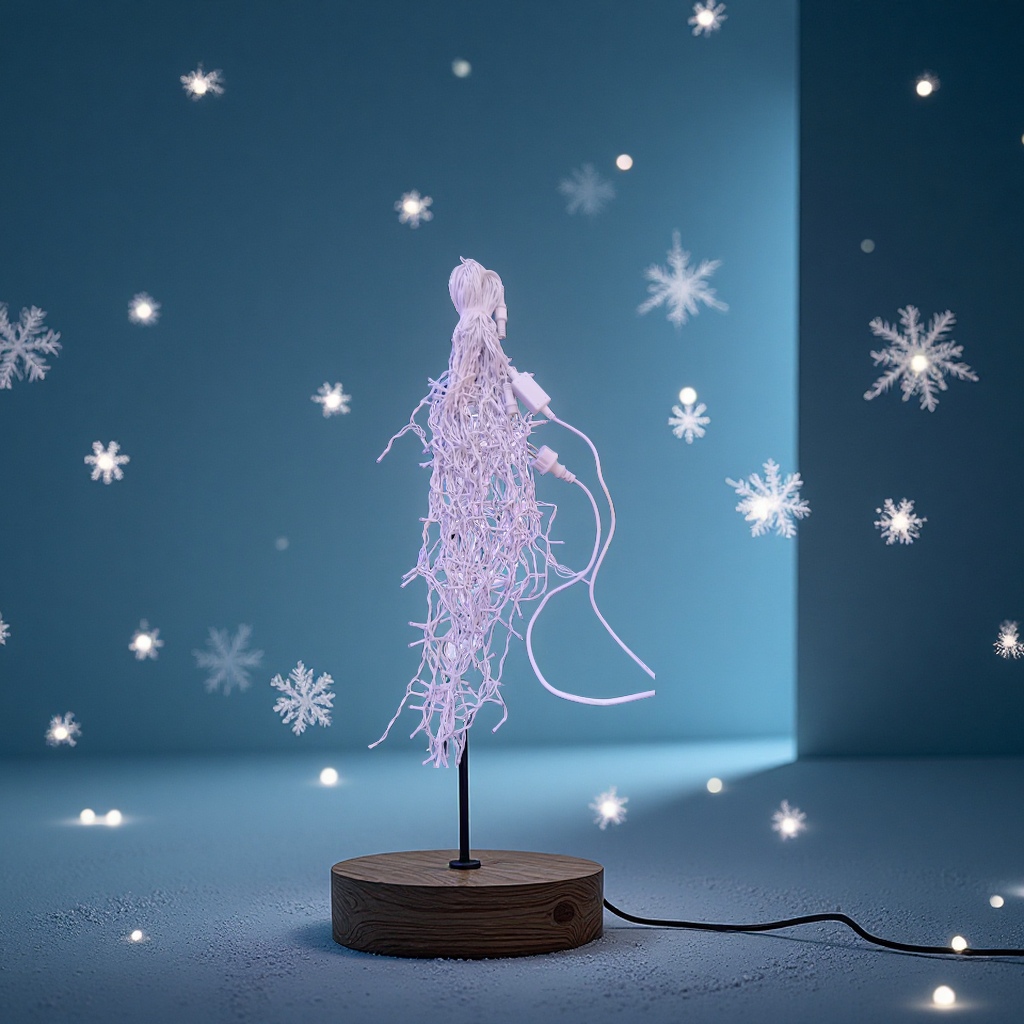 XS-01 línea de goma y plástico barra de hielo LED luz superior decoración exterior interior navidad fiesta ambiente Specification image