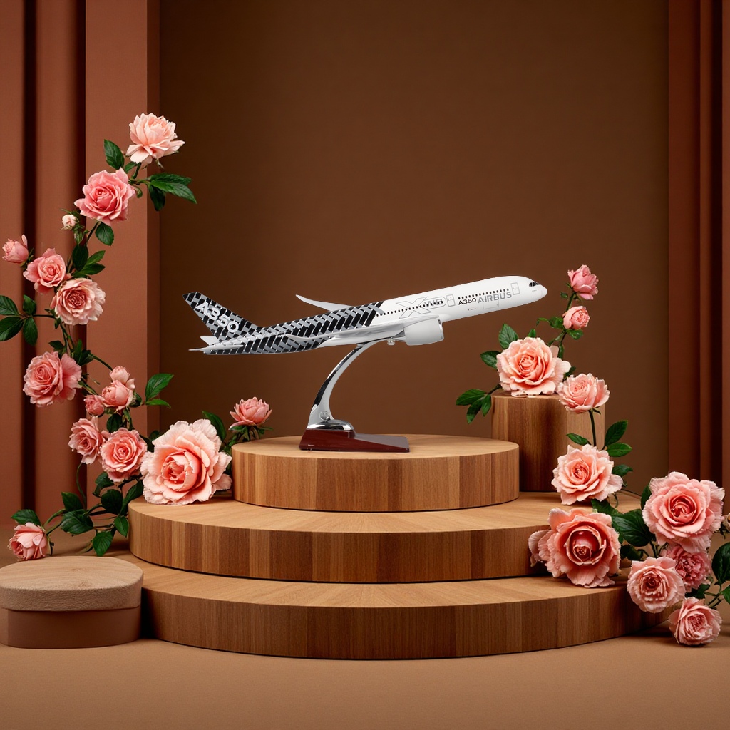 45cm AIRBUS 350 飞机模型礼物