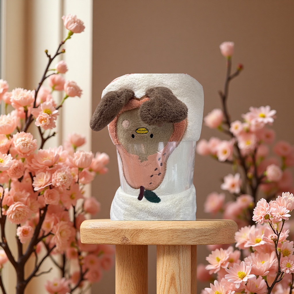 Sugar Rabbit Pure cotton bath towel, soft and absorbent, large family size Application Scenario