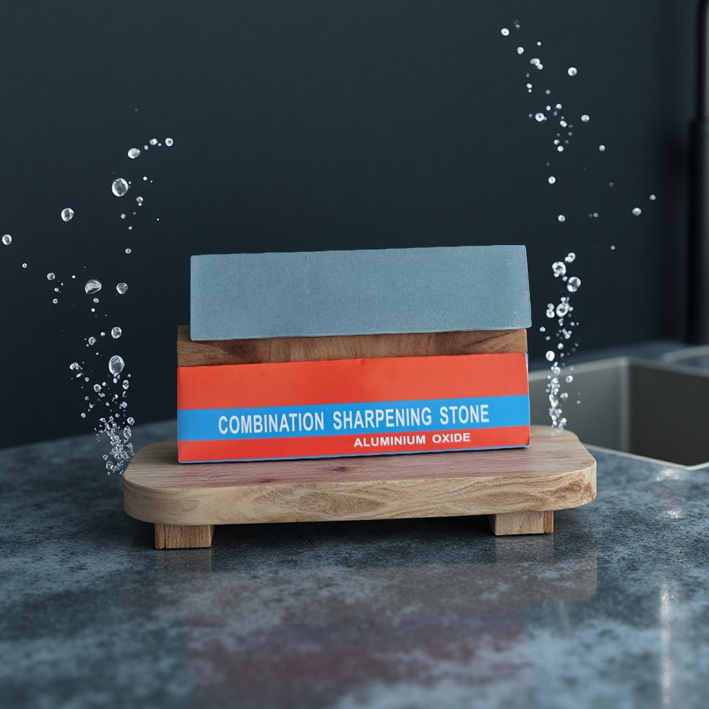 Cherry Tomato whetstone knife sharpener 180g, highly efficient, sharp, durable and portable details Picture