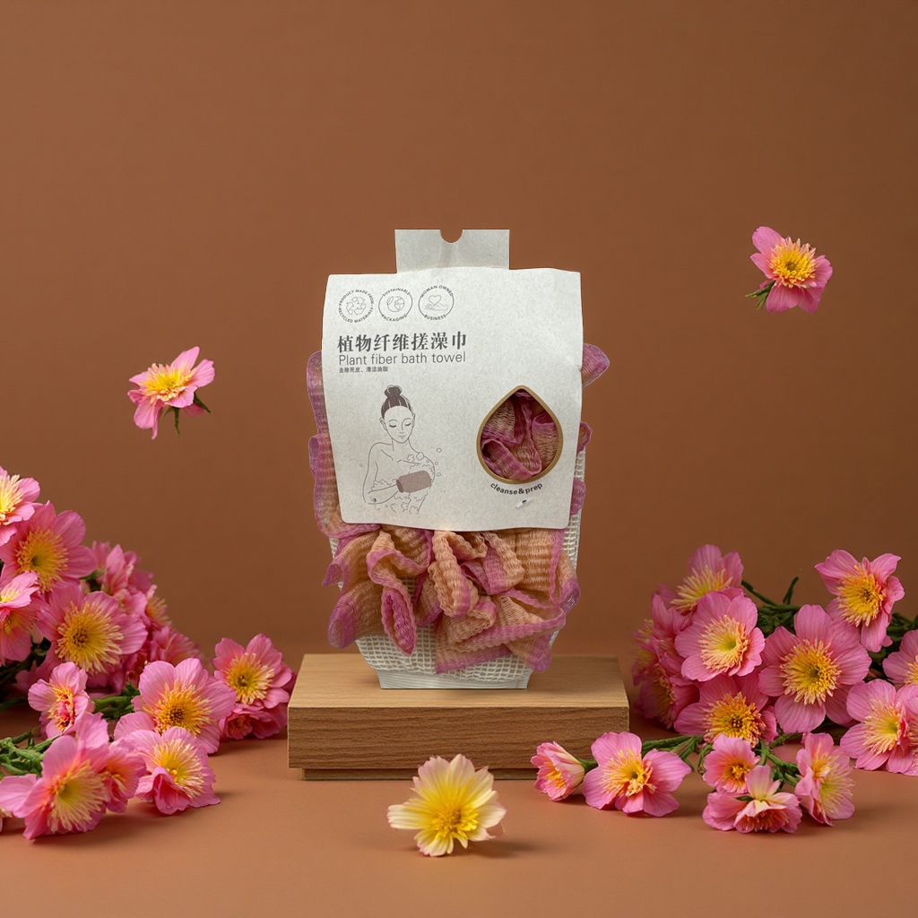 Thick sponge bath towel, body wash towel, exfoliating calluses, cleaning and body care products details Picture