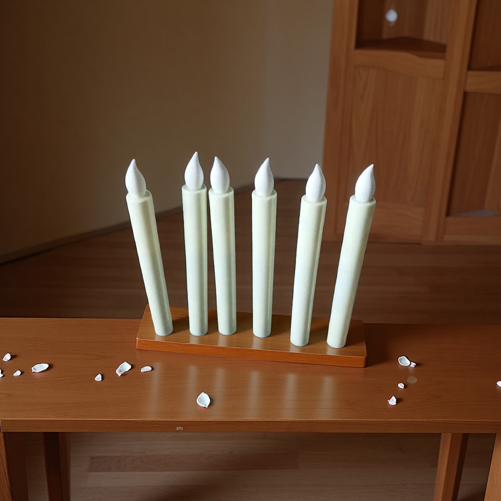 LED蜡烛灯实物图