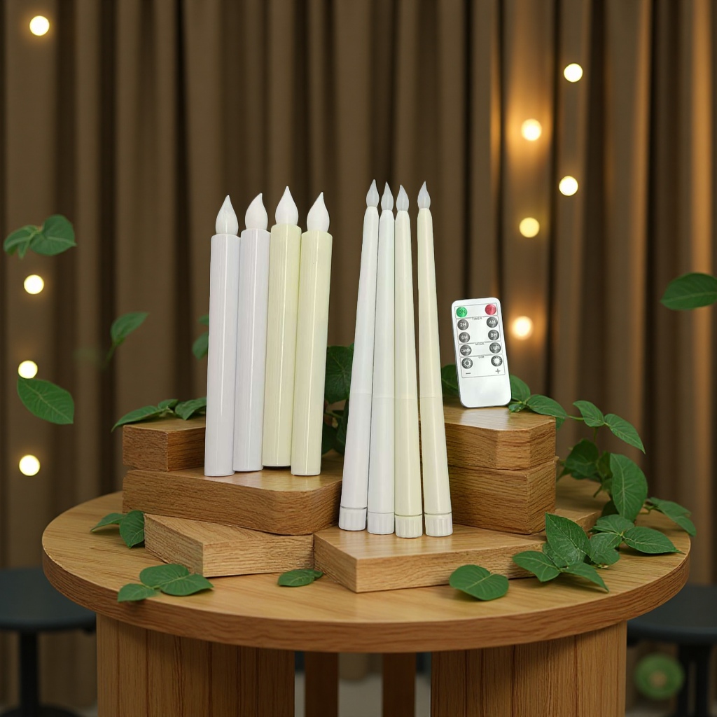 遥控蜡烛灯细节图