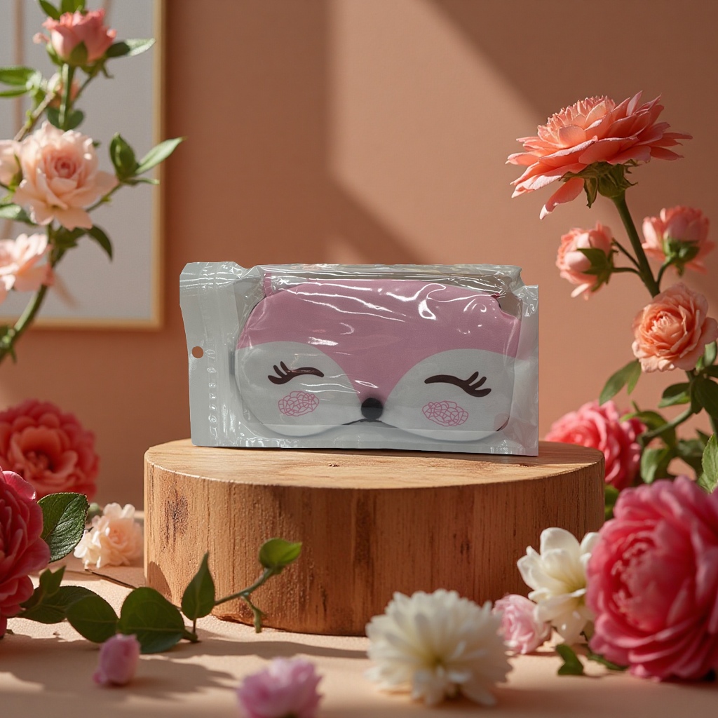 Comfortable eye-protecting jasmine scented eye mask helps sleep, relaxes and relieves fatigue Application Scenario