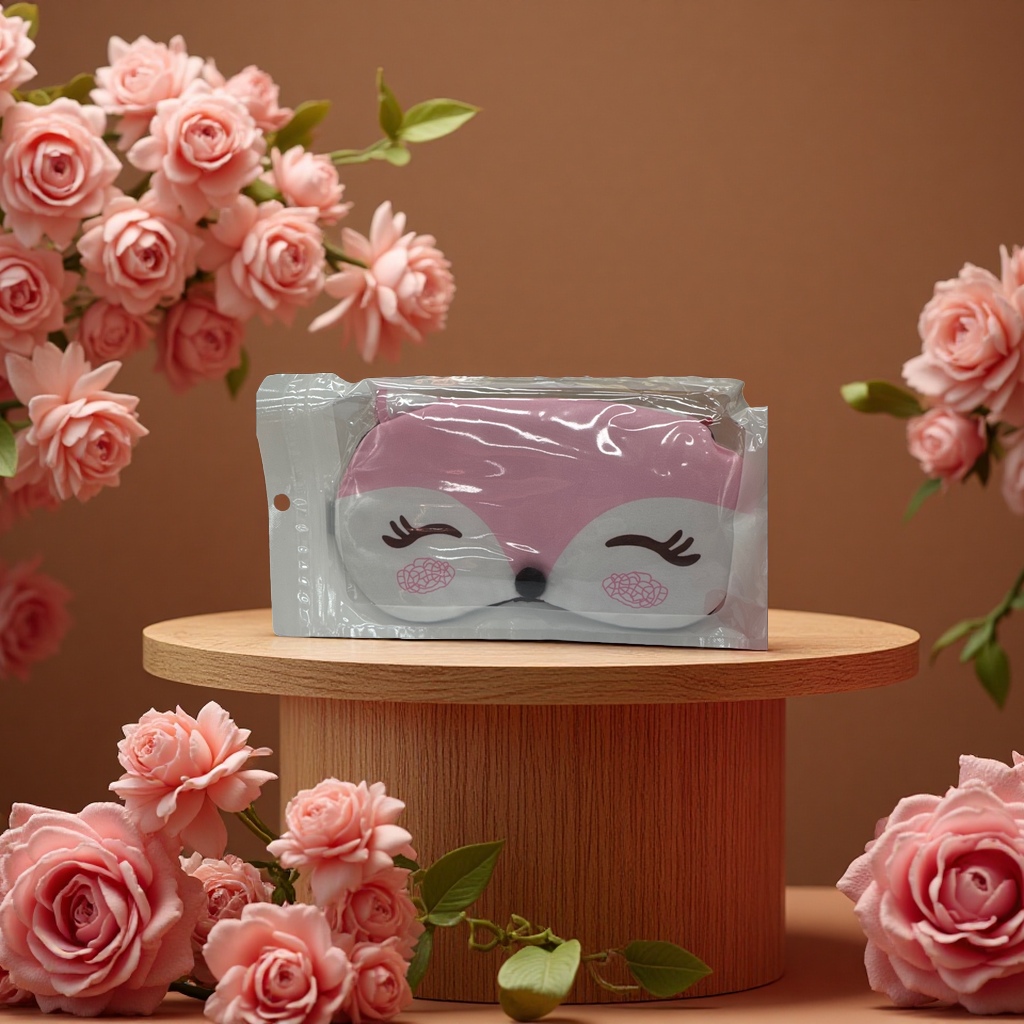 Comfortable eye-protecting jasmine scented eye mask helps sleep, relaxes and relieves fatigue details Picture