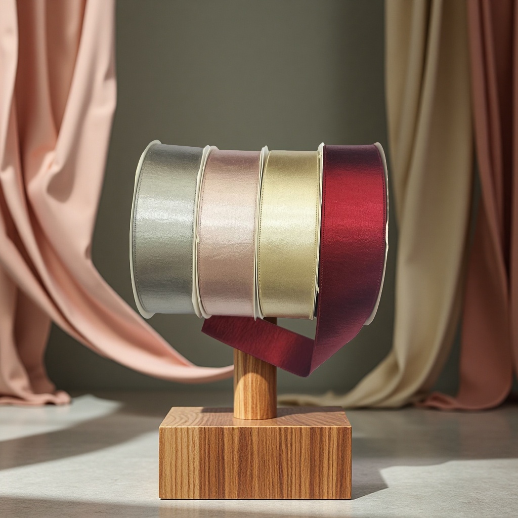 1cm glittering velvet ribbon webbing details Picture